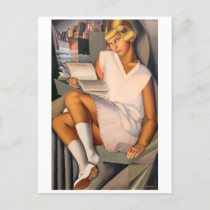 Kizette en Rose Tamara de Lempicka Postcard