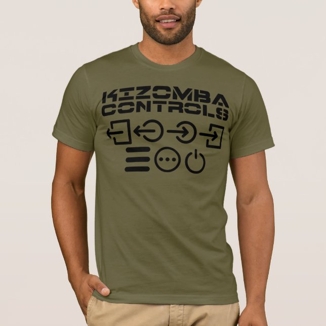 Kizomba Controls t-shirt (Front)