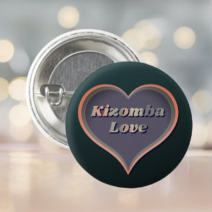 Kizomba Love Heart 3 Cm Round Badge