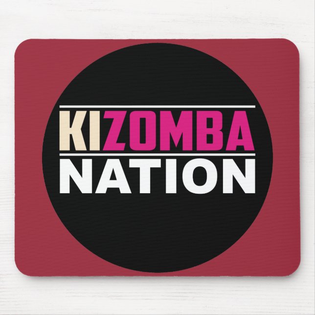 Kizomba Nation Mouse Mat (Front)