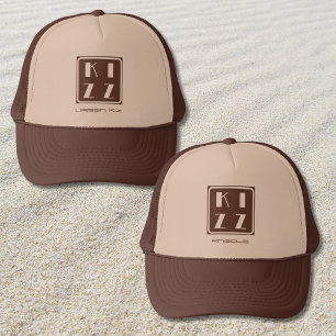 Kizz Kizomba Dance logo Cappie brown Hat