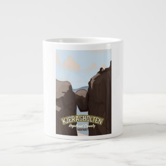 kjeragbolten Nowegian travel poster. Large Coffee Mug