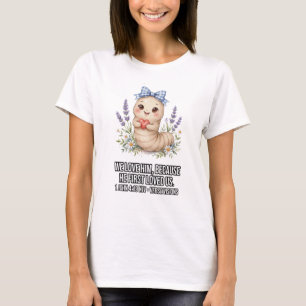 KJV Bible-Cute Worm With Heart 1 John 4:19 T-Shirt