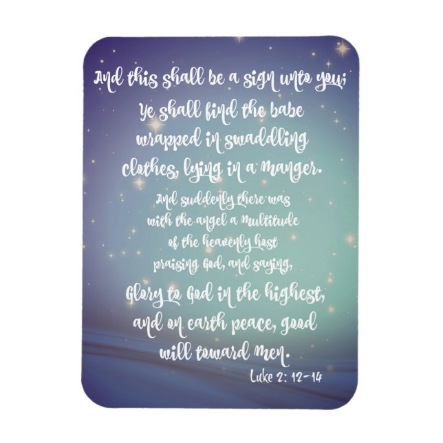 KJV Christmas Magnet (Vertical)
