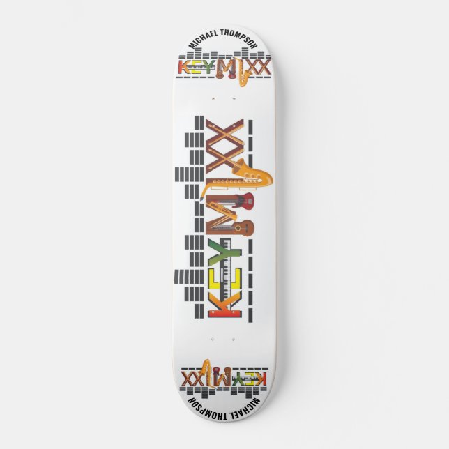 kKEYMIXX. OFFICIAL SKATEBOARD (Front)