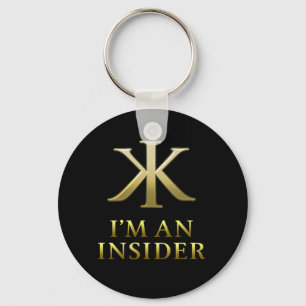 KKI Keychain-Black Key Ring