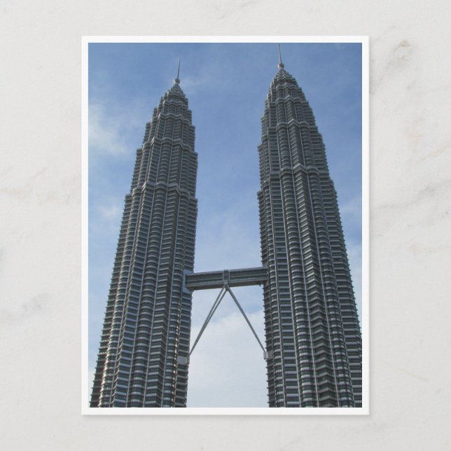 kl petronas twin towers postcard (Front)