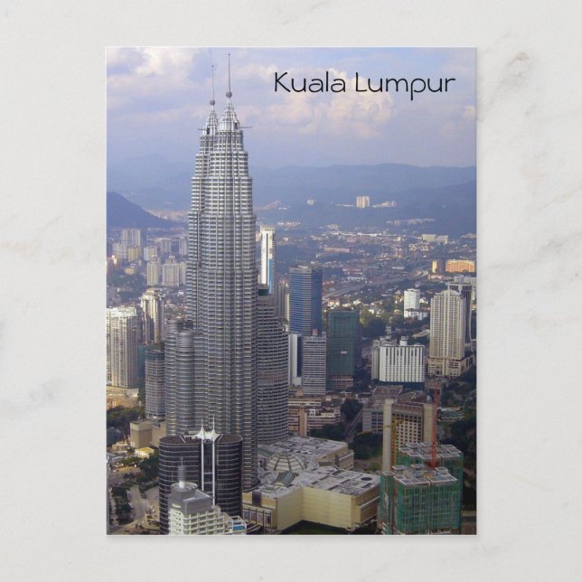 kl skyline towers postcard (Front)