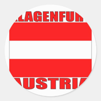 Klagenfurt, Austria Classic Round Sticker