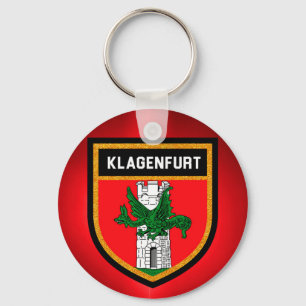 Klagenfurt Flag Key Ring