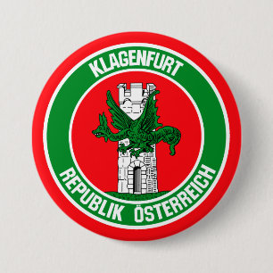 Klagenfurt Round Emblem 7.5 Cm Round Badge