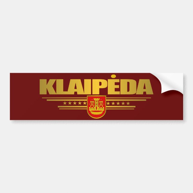 Klaipeda Bumper Sticker (Front)