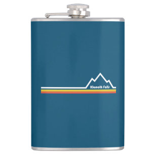 Klamath Falls Oregon Hip Flask