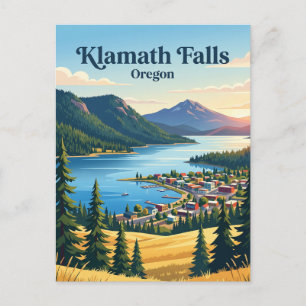 Klamath Falls, Oregon Postcard