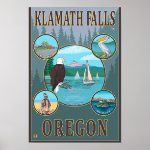 Klamath Falls, OregonScenic Travel Poster
