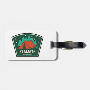 Klamath National Forest Camping Luggage Tag