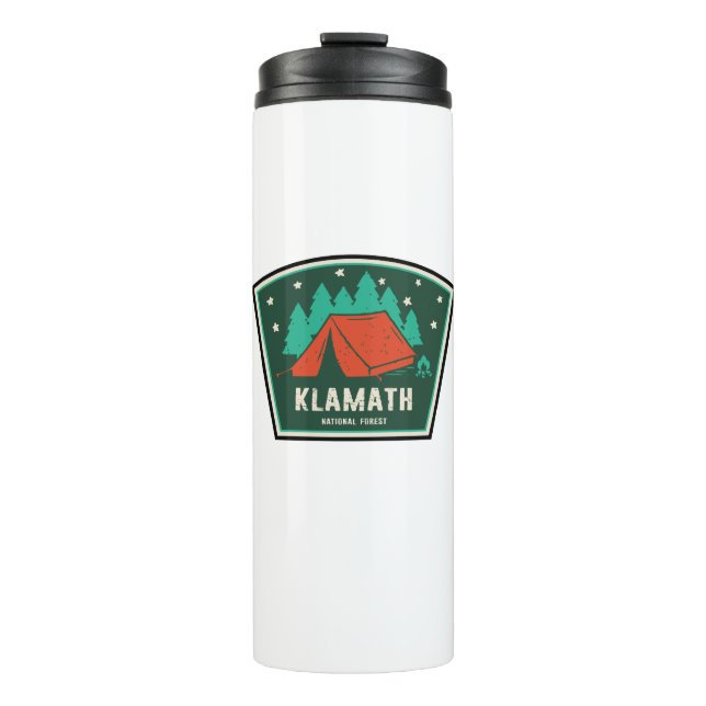 Klamath National Forest Camping Thermal Tumbler (Front)