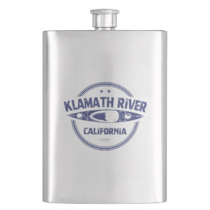 Klamath River, California Hip Flask