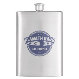 Klamath River, California Hip Flask