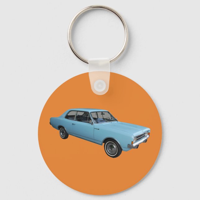 Klassischer Opel Rekord Key Ring (Front)