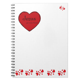 Klasyczny spiralny notatnik Jezus jest moim Panem! Notebook