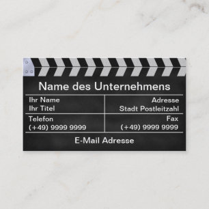 klatschen Kino Business Card