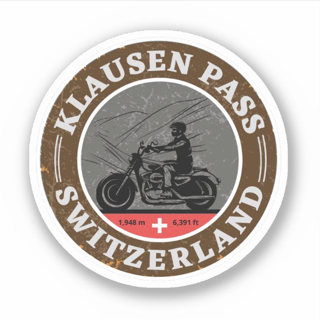 Klausen Pass swiss–alps motorcycle tour (Front)