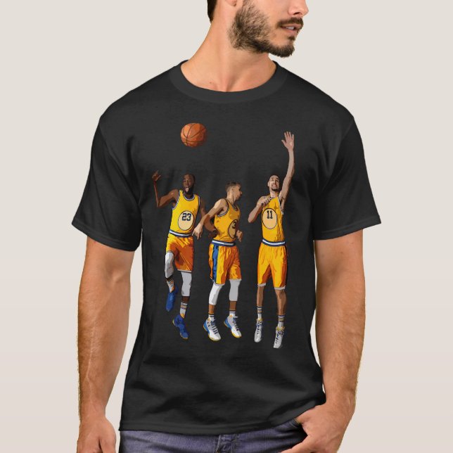 Klay  Draymond  Steph T-Shirt (Front)