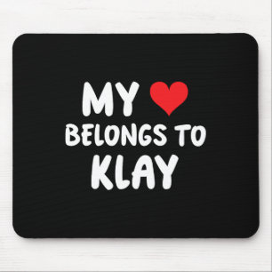 Klay - My Heart Belongs To Klay - Love Mouse Mat