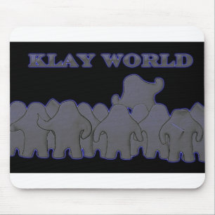 Klay World Black Glow MousPad Mouse Mat