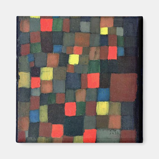 Klee - Abstract Colour Harmony Magnet (Front)