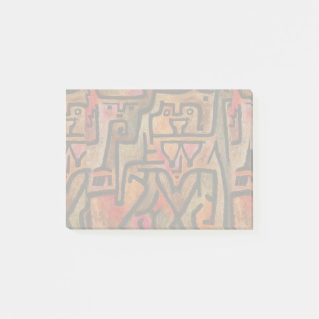 Klee Abstract Forest Expressionist Modern Art Post-it Notes (Front)