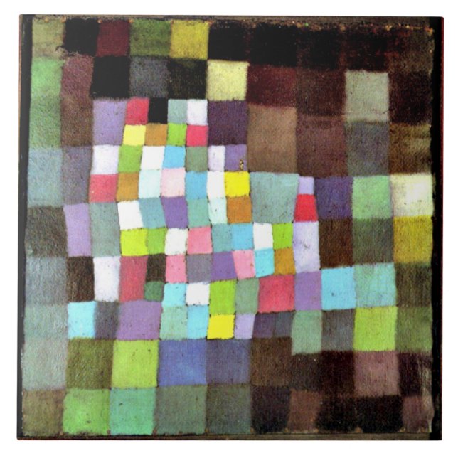 Klee  Abstraction with Reference...Tree Tile (Front)