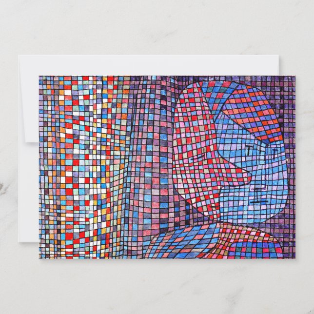 Klee - Abstruse, famous painting, Card (Front)