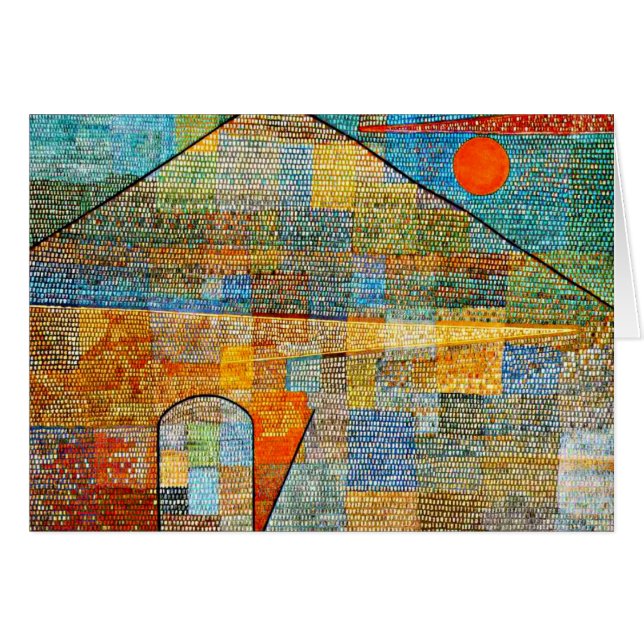 Klee - Ad Parnassus, Paul Klee famous artwork (Front Horizontal)