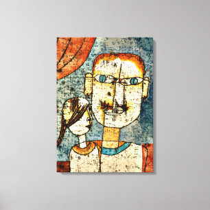 Klee - Adam and Little Eve Canvas Print