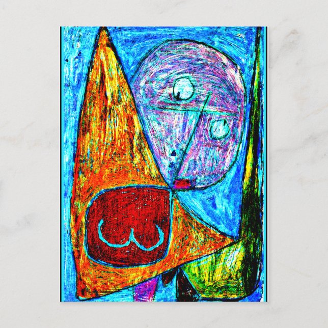 KLEE - Angel Still-feminine, 1939 artwork Postcard (Front)