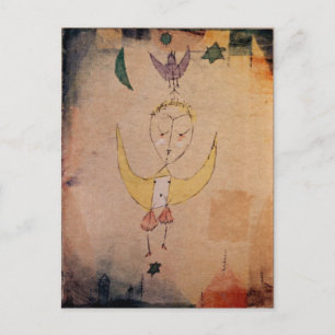 Klee - Angelus Descendens Postcard