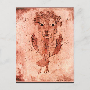 Klee - Angelus Novus (New Angel) Postcard