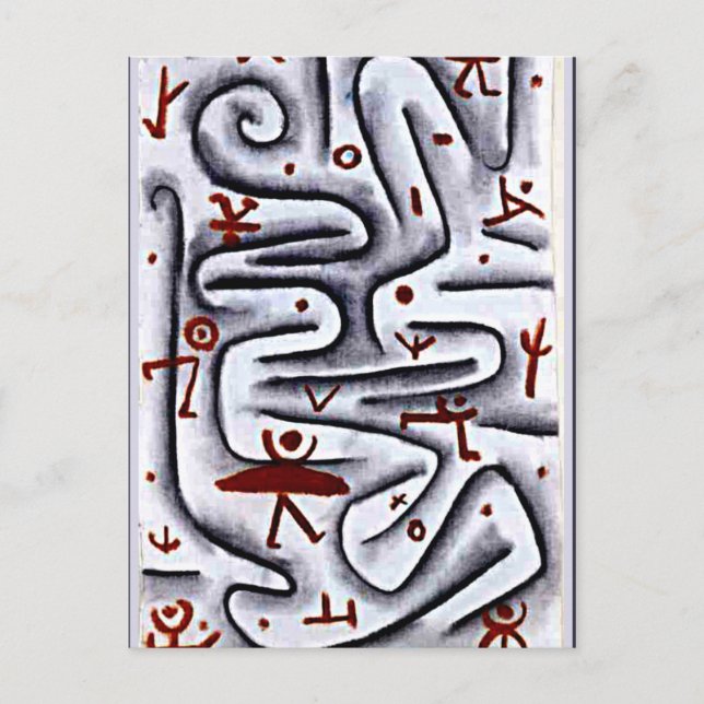 Klee - Area of High Spirits Postcard (Front)