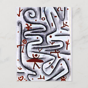 Klee - Area of High Spirits, Postcard