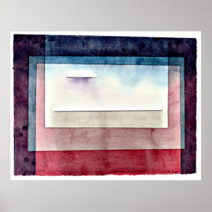 Klee artwork, Resting Poster