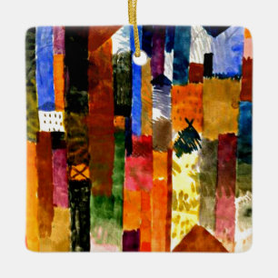 Klee - Before the Town Ceramic Ornament