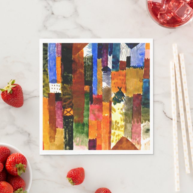 Klee - Before the Town Napkin (Insitu)