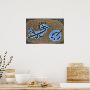 Klee - Blue Bird-Pumpkin Poster