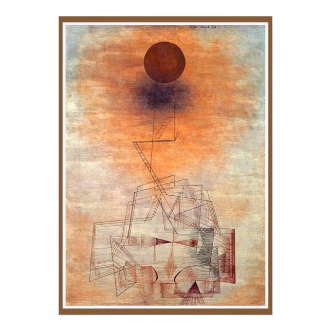 Klee - Bounds of the Intellect, famous artwork Photo Print (Front)