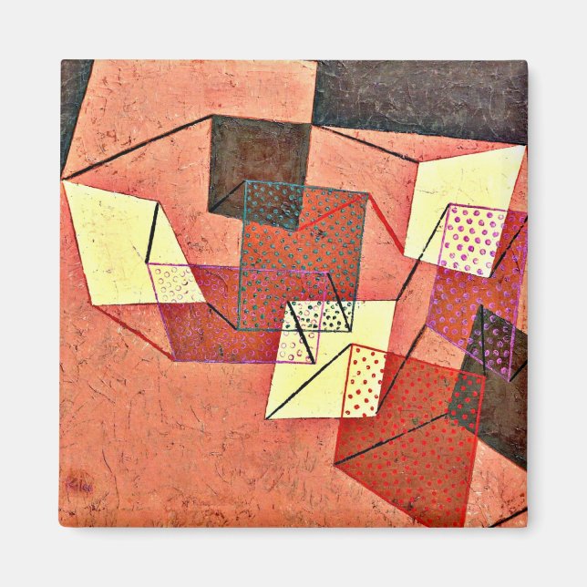Klee - Braced Surfaces (1930) Magnet (Front)