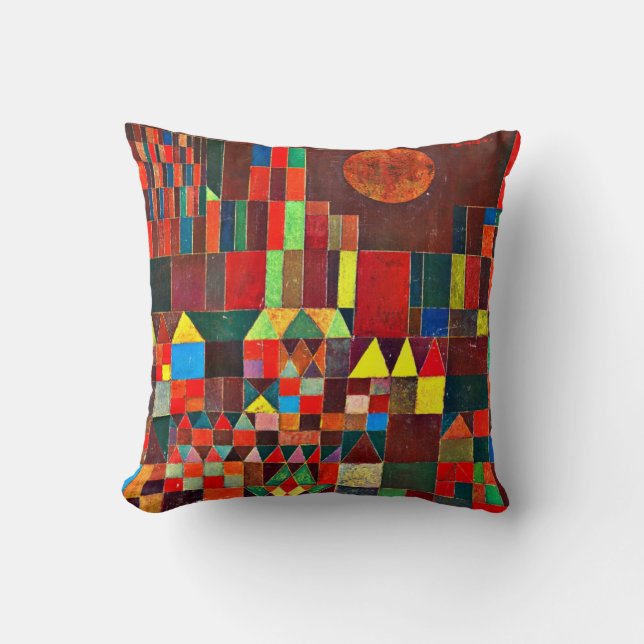 Klee - Castle and Sun Cushion (Front)