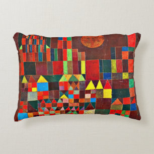 Klee - Castle and Sun Decorative Cushion