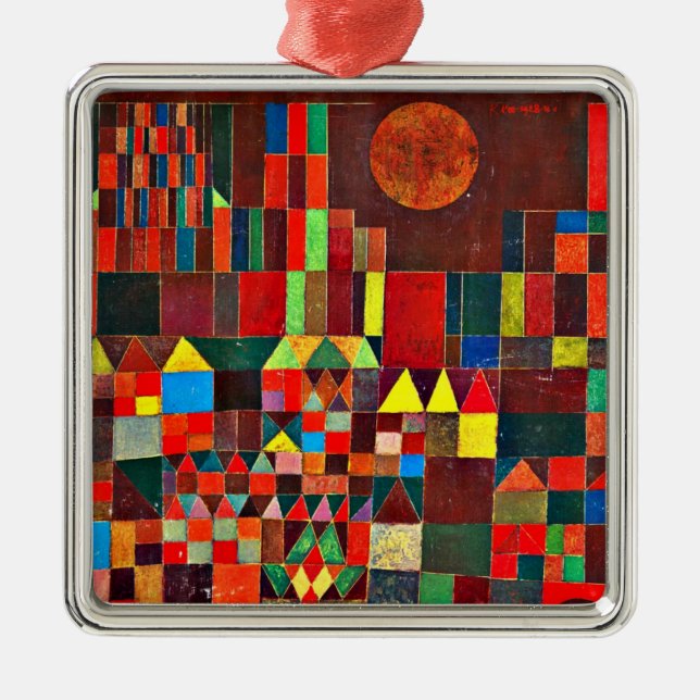 Klee - Castle and Sun Metal Tree Decoration (Front)